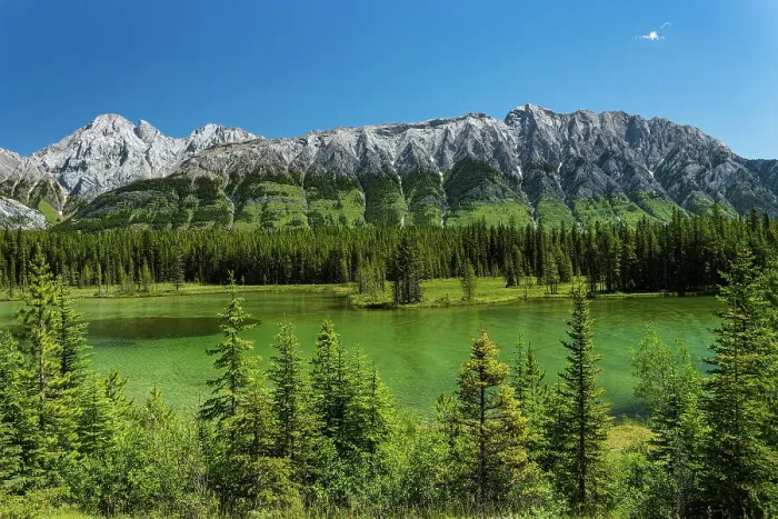 Framed Print : Canada, Alberta, Kananaskis Country. Landscape with Spillway Lake and mountains Framed Print : Canada, Alberta, Kananaskis Country. Landscape with Spillway Lake and mountains