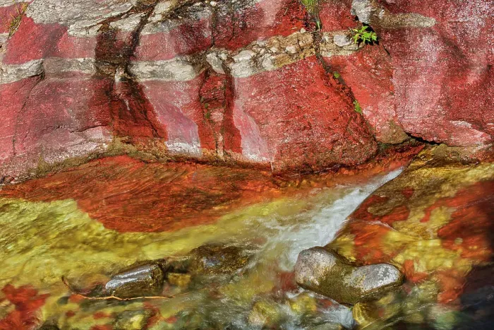 Framed Print : Canada, Alberta, Waterton Lakes National Park. Red Rock Creek in Red Rock Canyon Framed Print : Canada, Alberta, Waterton Lakes National Park. Red Rock Creek in Red Rock Canyon