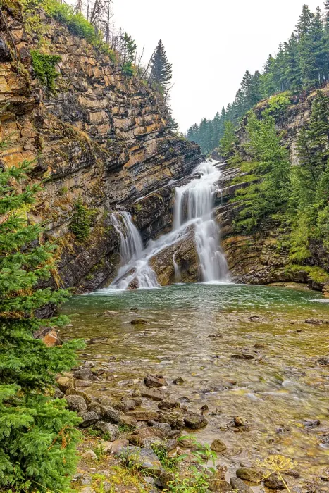 Framed Print : Canada, Alberta, Waterton Lakes National Park. Landscape with Cameron Falls. Credit as Fred Lord / Jaynes Gallery / DanitaDelimont.com Framed Print : Canada, Alberta, Waterton Lakes National Park. Landscape with Cameron Falls. Credit as Fred Lord / Jaynes Gallery / DanitaDelimont.com