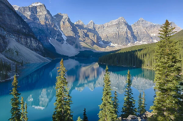 Canada, Banff National Park, Valley of the Ten Peaks, Moraine Lake