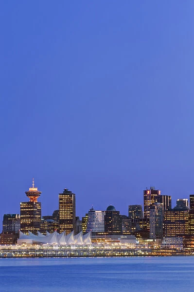 Canada, BC, Vancouver Skyline