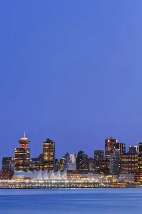 Framed Print : Canada, BC, Vancouver Skyline