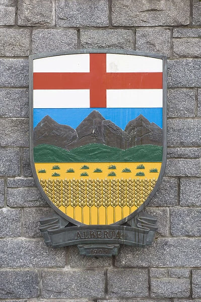 Canada, BC, Victoria, Legislature Buildings, Alberta Provincial Seal