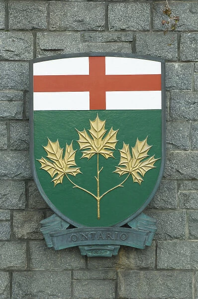 Canada, BC, Victoria, Legislature Buildings, Ontario Provincial Seal