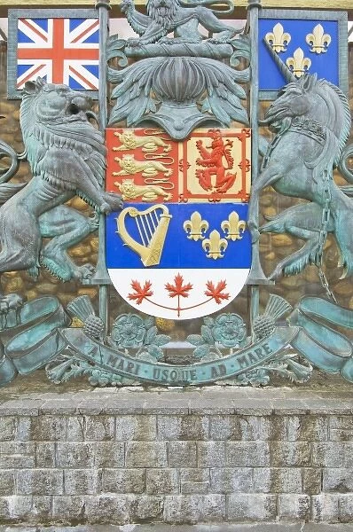 Canada, BC, Victoria, Legislature Buildings, Government Seal of Canada