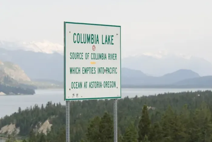 Framed Print : Canada: British Columbia, Columbia River Basin, Columbia Wetlands, Canal Flats, Columbia Lake
