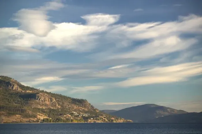 Framed Print : 02. CANADA, British Columbia, Kelowna. Okanagan Lake View, Morning Framed Print : 02. CANADA, British Columbia, Kelowna. Okanagan Lake View, Morning