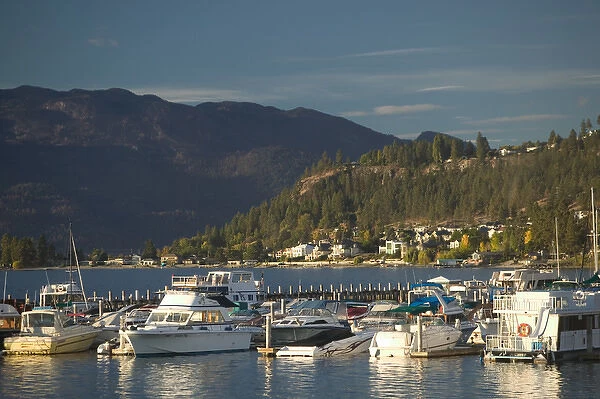 02. CANADA, British Columbia, Kelowna. Okanagan Lake Marina, Morning