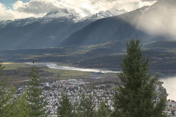 02. CANADA, British Columbia, Revelstoke. Town View from Mt. Revelstoke N.P