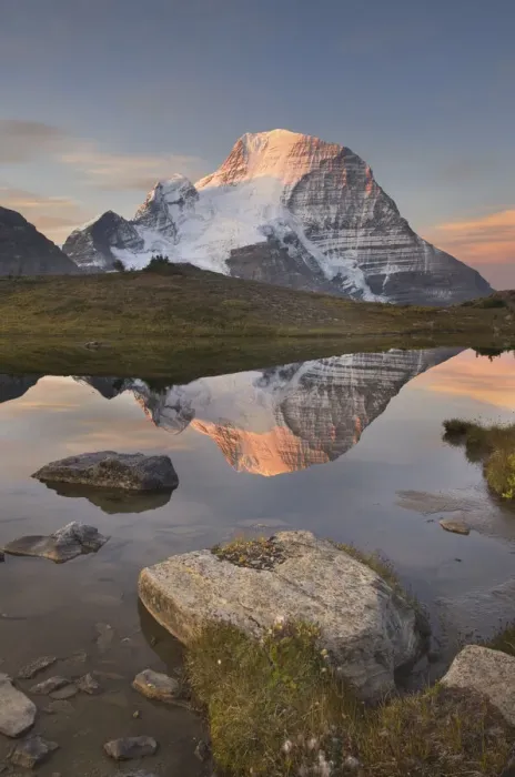 Framed Print : Canada, British Columbia. Sunrise over Mount Robson, highest mountain in the Canadian Framed Print : Canada, British Columbia. Sunrise over Mount Robson, highest mountain in the Canadian