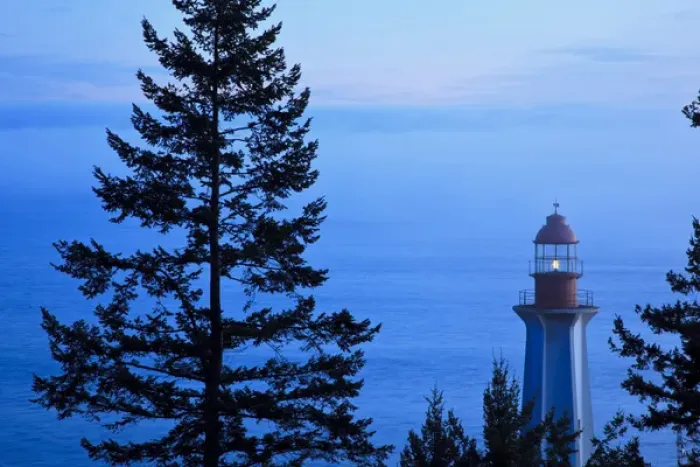 Framed Print : Canada, British Columbia, Vancouver, Lighthouse near Vancouver Framed Print : Canada, British Columbia, Vancouver, Lighthouse near Vancouver