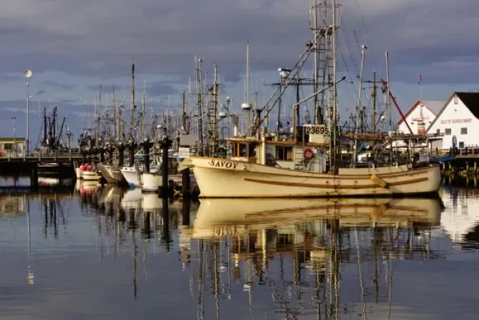 Framed Print : Canada, British Columbia, Vancouver, Richland, Steveston. The fishing village of Framed Print : Canada, British Columbia, Vancouver, Richland, Steveston. The fishing village of