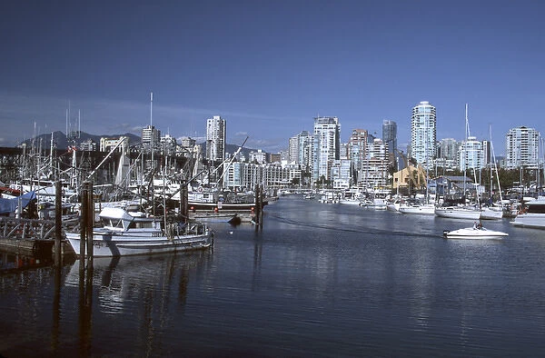 Canada, British Columbia, Vancouver Granville Island and Fishermans Wharf