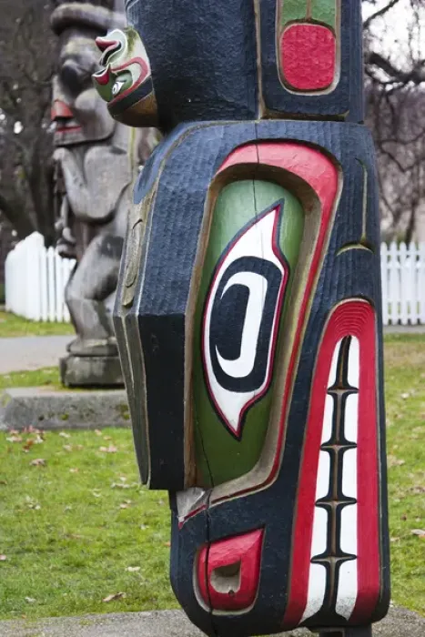 Framed Print : Canada, British Columbia, Vancouver Island, Victoria, First Nation Totem Pole, Thunderbird Framed Print : Canada, British Columbia, Vancouver Island, Victoria, First Nation Totem Pole, Thunderbird