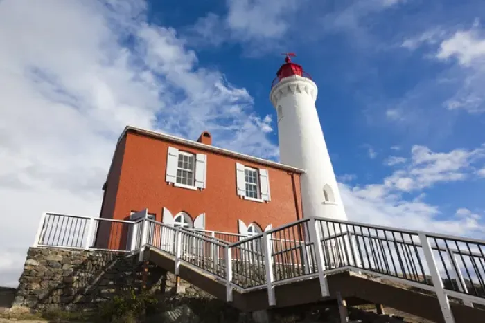 Framed Print : Canada, British Columbia, Vancouver Island, Victoria, Fisgard Lighthouse, exterior Framed Print : Canada, British Columbia, Vancouver Island, Victoria, Fisgard Lighthouse, exterior
