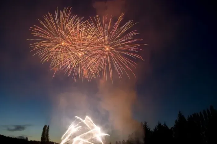 Framed Print : CANADA, British Columbia, Victoria. Summer Fireworks Show Framed Print : CANADA, British Columbia, Victoria. Summer Fireworks Show