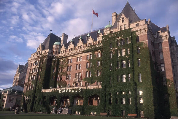 Canada, British Columbia, Victoria The Empress Hotel, on the Inner Harbor