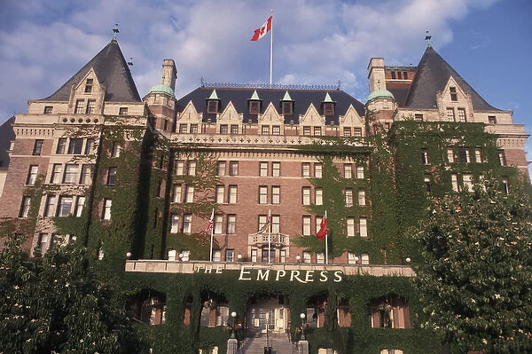 Canada, British Columbia, Victoria The Empress Hotel, on the Inner Harbor