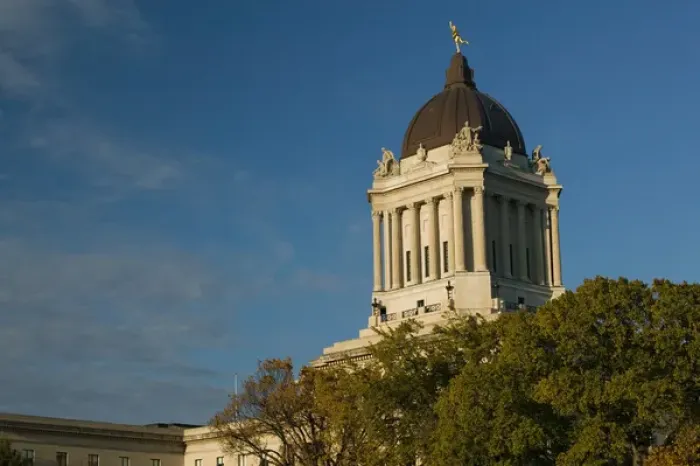 Framed Print : Canada, Manitoba, Winnipeg: Manitoba Legislative Building