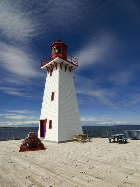 Canada. New Brunswick. Acadia. Shippagan. Light house