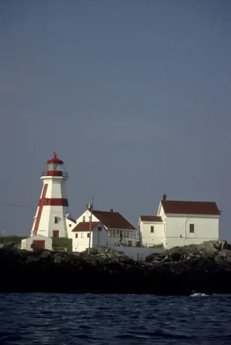 Framed Print : Canada: New Brunswick, Campobello Island, head Harbor, East Quoddy Light, July Framed Print : Canada: New Brunswick, Campobello Island, head Harbor, East Quoddy Light, July