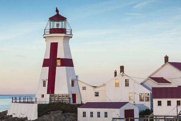 Canada, New Brunswick, Campobello Island. Head Harbour Lightstation lighthouse
