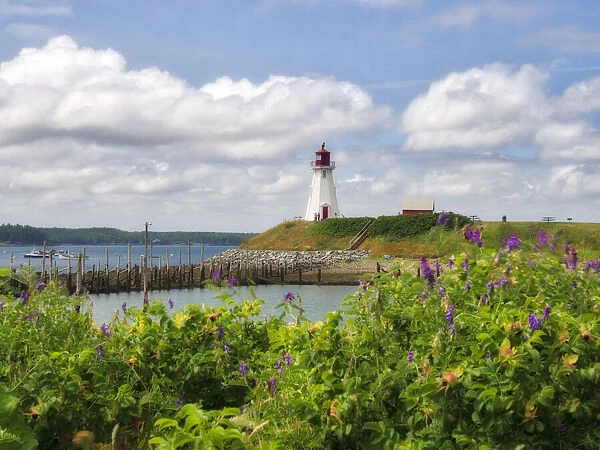 Canada, New Brunswick, Campobello Island. Mulholland Point Lighthouse