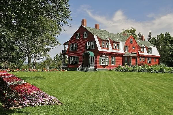Canada, New Brunswick, Campobello Island. Roosevelt Cottage, where FDR and the Roosevelt