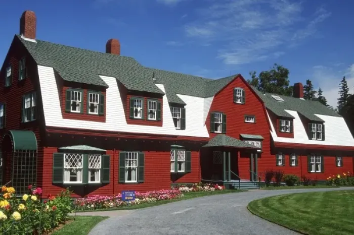 Framed Print : Canada, New Brunswick, Campobello Island. Roosevelt Cottage, where FDR and the Roosevelt Framed Print : Canada, New Brunswick, Campobello Island. Roosevelt Cottage, where FDR and the Roosevelt