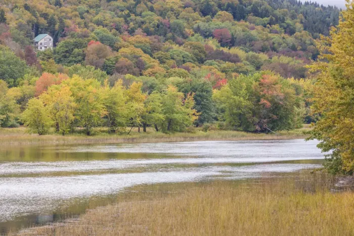 Framed Print : Canada, New Brunswick, Kennebecasis River Valley, Hampton. Autumn foliage Framed Print : Canada, New Brunswick, Kennebecasis River Valley, Hampton. Autumn foliage