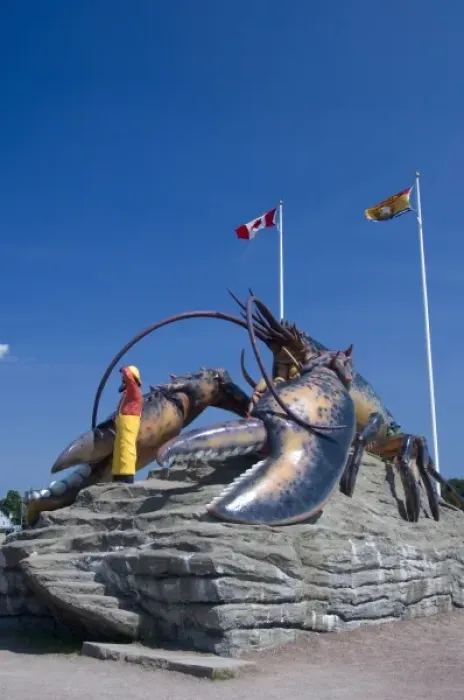 Framed Print : Canada, New Brunswick, Shediac. Know as the lobster capital of Canada, largest lobster Framed Print : Canada, New Brunswick, Shediac. Know as the lobster capital of Canada, largest lobster
