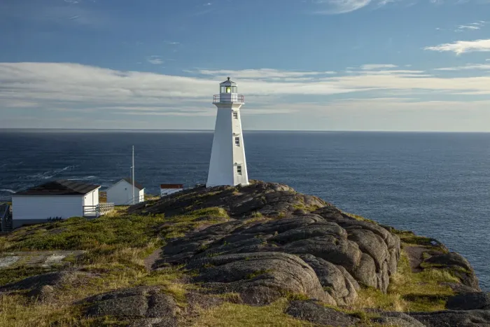 Framed Print : Canada, Newfoundland, Cape Spear Lighthouse