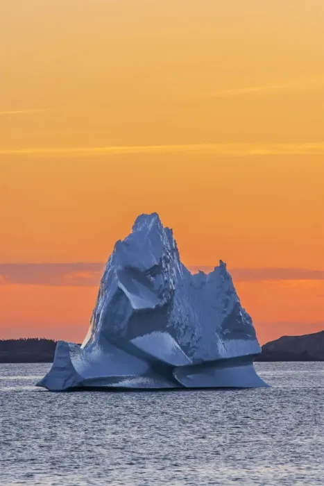Framed Print : Canada, Newfoundland, Eastport. Iceberg in Bonavista Bay at sunset Framed Print : Canada, Newfoundland, Eastport. Iceberg in Bonavista Bay at sunset