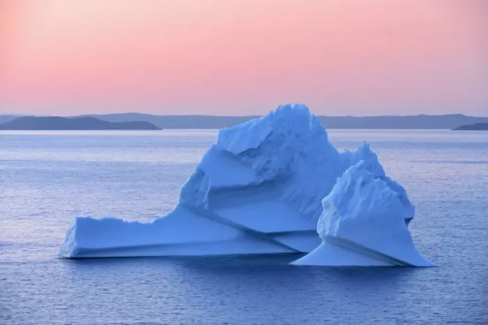 Framed Print : Canada, Newfoundland, Eastport. Iceberg in Bonavista Bay at sunset Framed Print : Canada, Newfoundland, Eastport. Iceberg in Bonavista Bay at sunset