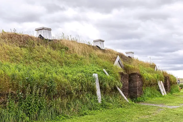 Framed Print : Canada, Newfoundland and Labrador. L Anse aux Meadows National Historic Site, Viking Village