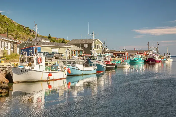 Framed Print : Canada, Newfoundland and Labrador. Petty Harbor