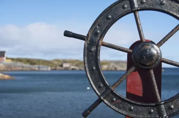 Framed Print : Canada, Newfoundland and Labrador, Twillingate. Fishermans Point, boat wheel Framed Print : Canada, Newfoundland and Labrador, Twillingate. Fishermans Point, boat wheel