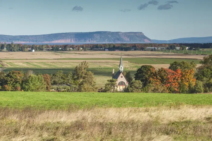 Framed Print : Canada, Nova Scotia, Annapolis Valley. Grand-Pre National Historic Site