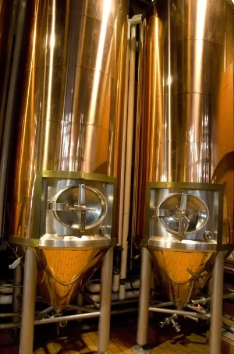 Framed Print : Canada, Nova Scotia, Halifax. Alexander Keiths Nova Scotia Brewery, copper tanks