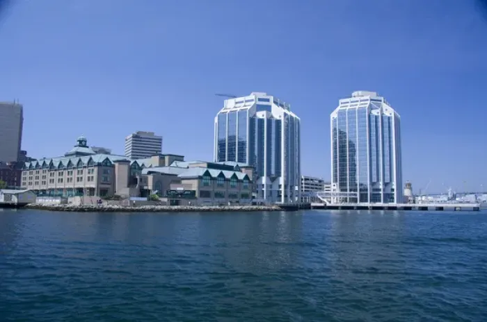 Framed Print : Canada, Nova Scotia, Halifax. City views of Halifax from the water