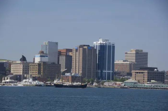 Framed Print : Canada, Nova Scotia, Halifax. City views of Halifax from the water