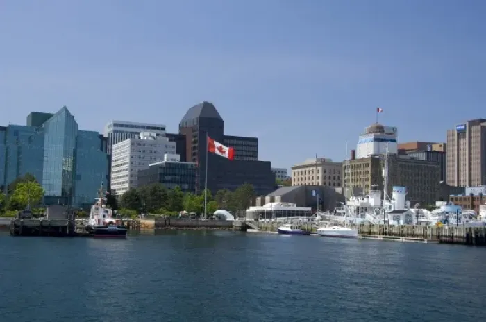 Framed Print : Canada, Nova Scotia, Halifax. City views of Halifax from the water Framed Print : Canada, Nova Scotia, Halifax. City views of Halifax from the water
