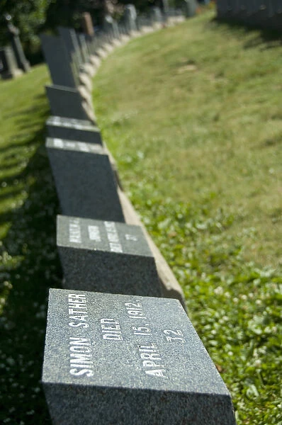 Canada, Nova Scotia, Halifax. Fairview Lawn Cemetery, home to the largest number