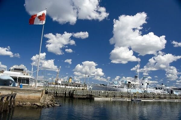 Canada, Nova Scotia, Halifax. H. M. C. S. Sackville Naval Memorial & museum, historic naval ship