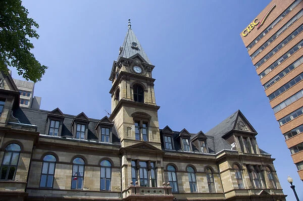Canada, Nova Scotia, Halifax. Halifax City Hall, Victorian architecture built in 1888