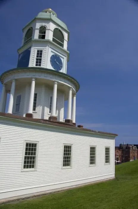 Framed Print : Canada, Nova Scotia, Halifax. Old Town Clock (circa 1803), city landmark located
