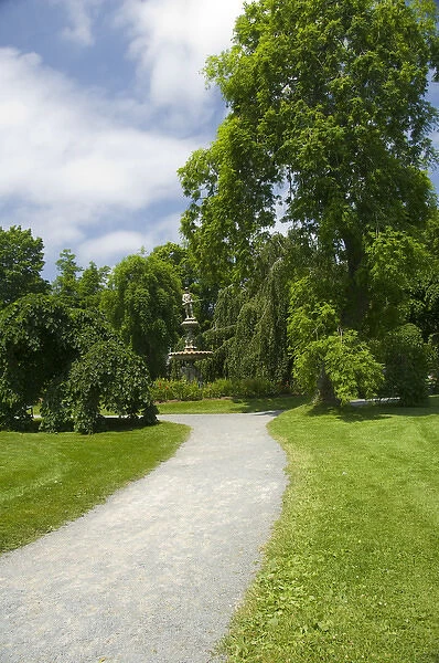 Canada, Nova Scotia, Halifax. Public Gardens, historic Victorian city garden created