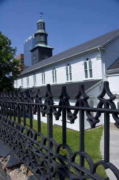 Canada, Nova Scotia, Halifax. Saint Pauls Anglican Church, circa 1749, oldest