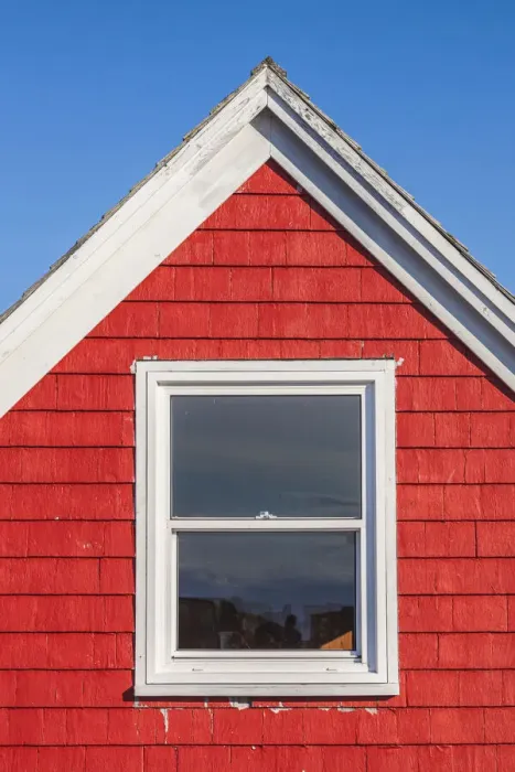 Framed Print : Canada, Nova Scotia, Peggys Cove. Close-up of red house Framed Print : Canada, Nova Scotia, Peggys Cove. Close-up of red house