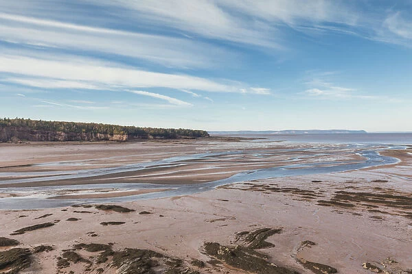 Canada, Nova Scotia, Walton. Low tide on the Minas Basin